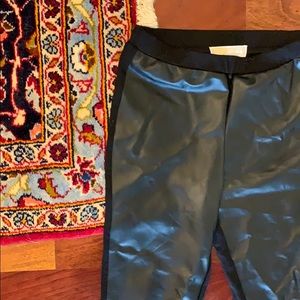 Authentic Michael Kors Leather Panel Leggings